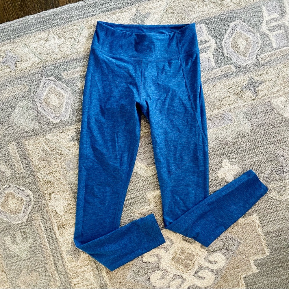 Outdoor Voices Royal Blue Heathered Leggings